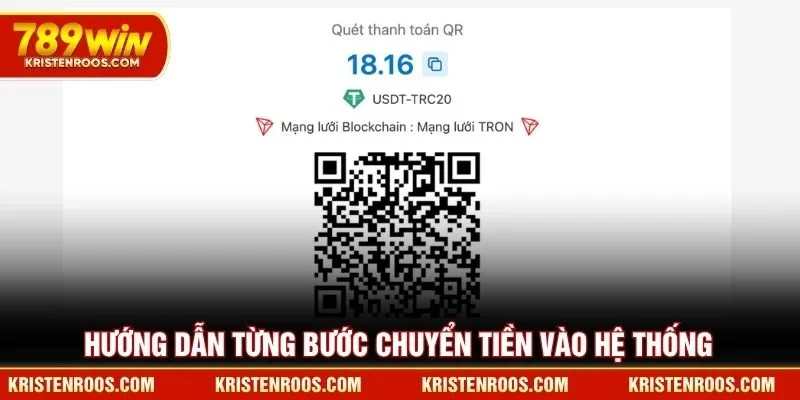 Hướng dẫn từng bước chuyển tiền vào hệ thống 789WIN