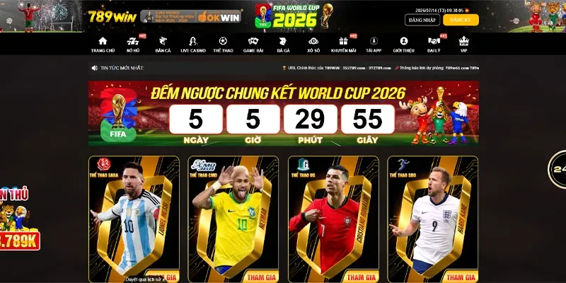 Thể thao 789win đa dạng mọi loại kèo
